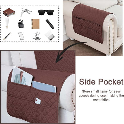 Waterproof Sofa Armrest Cover Headrest Cover - Image 5