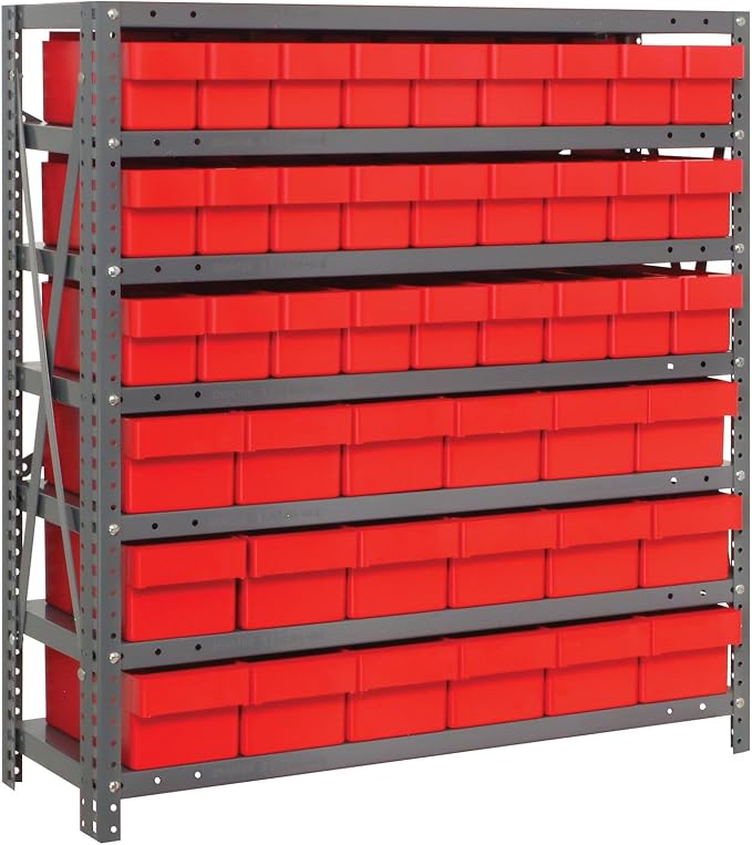 Quantum Storage Systems 1839-624RD Solid Heavy Duty 7 Shelves 45 Super Tuff by QuantumStorageSystems