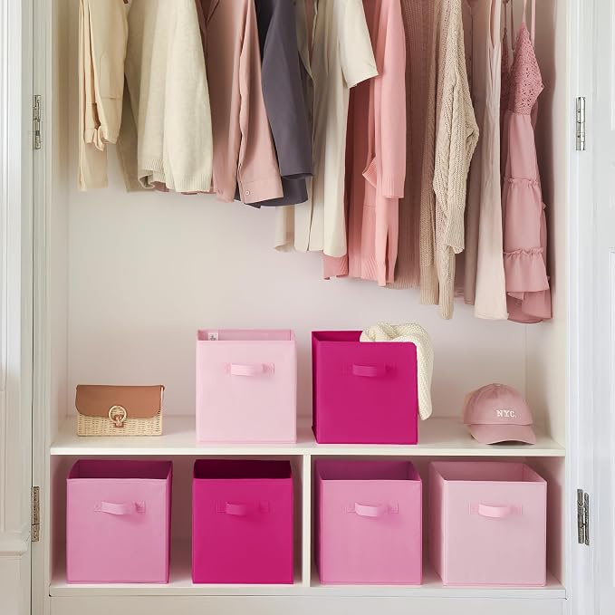 GRANNY SAYS 11x11 Cube Storage Bins, Cube Organizers, Sturdy Handles, - Image 4