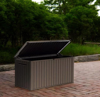 Outdoor Storage Box with Lockable Lid - Image 5