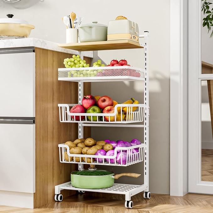 HapiRm Fruit Basket Kitchen Cart by HapiRm