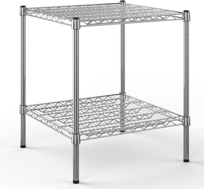 24" Deep x 24" Wide x 27" Height Wire Shelving Kit | 2-Tier | NSF Commercial by Regal+Altair