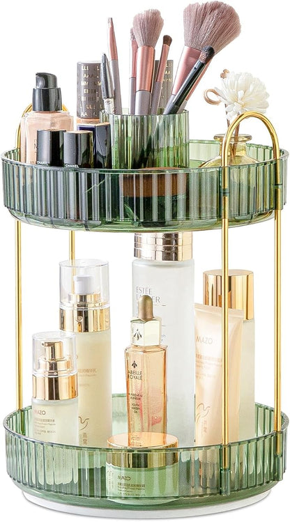 MGBPEI 360°Rotating Makeup Organizer, Bathroom Trays Countertop Organizer by MGBPEI