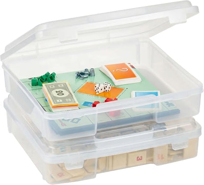 IRIS USA Board Game Storage |Made in USA| Thick Craft Case by IRISUSA