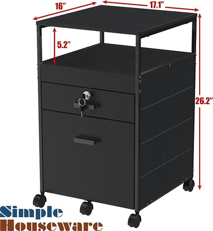 SHW Box File Rolling Mobile Cabinet - Image 3