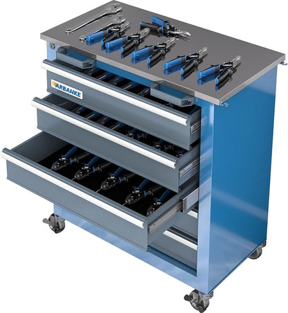 LARBANKE 5-Drawer Tool Chest, Rolling Tool Chest by LARBANKE