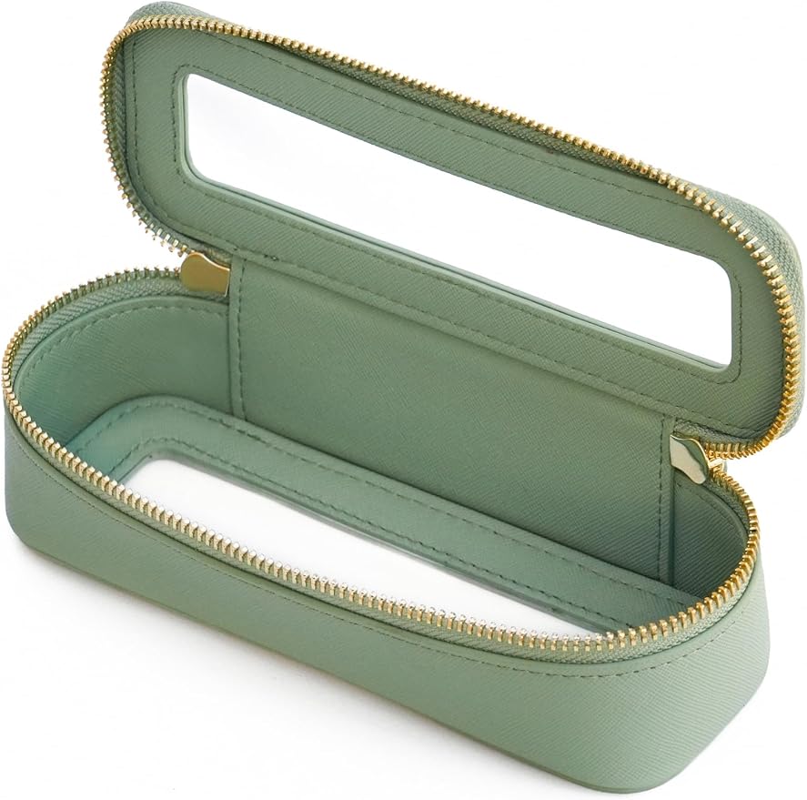 Popvibe Clear Makeup Bag Travel Cosmetic Case Transparent Toiletry Bag by POPVIBE
