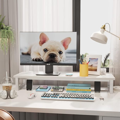 YAOHUOO Dual Monitor Stand Riser, 39Inch Large Monitor Stands - Image 3