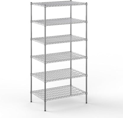 24" Deep x 36" Wide x 74" Height Wire Shelving Kit | 6-Tier | NSF Commercial by Regal+Altair