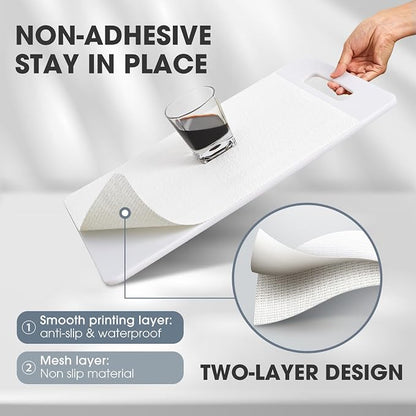 Drawer and Shelf Liner, Non-Slip Kitchen Cabinet Liners Non-Adhesive Thick - Image 2