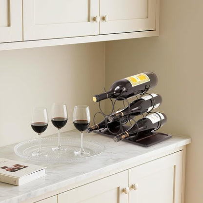 Countertop Wine Rack, Small Wine Rack and Wine Bottle Holder - Image 2