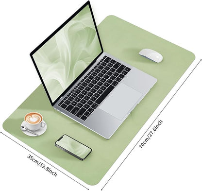 Bloss Green Desk Mat, Mouse Pad, Waterproof Leather Desk Pad, Desk Matt - Image 6