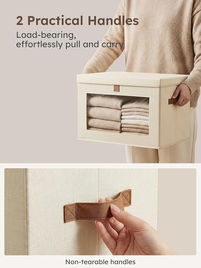 Homsorout Medium Fabric Storage bins - Image 3