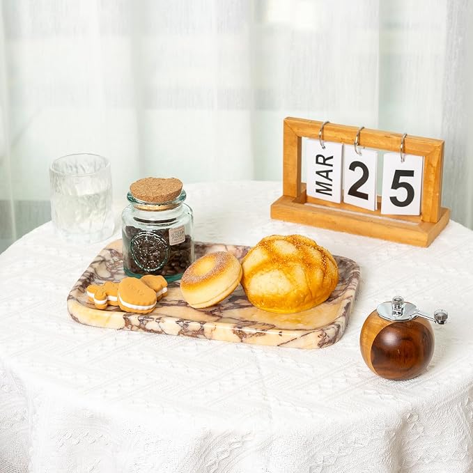 Calacatta Marble Vanity Trays, Marble Bathroom Tray Countertop, Luxury - Image 8