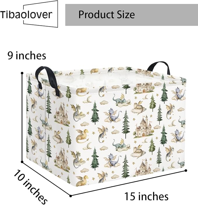 Rectangular Baby Kids Storage Basket - Image 2