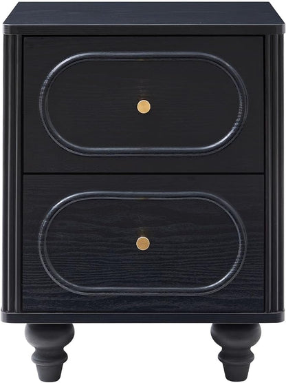 2 Drawer Fluted Mini Small Dresser - Image 8