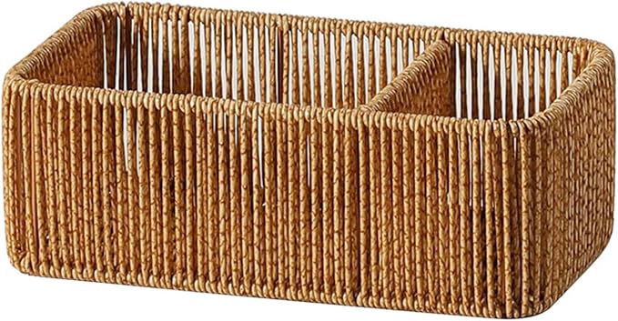 Natural Rattan Tissue Box Organizers by Unknown