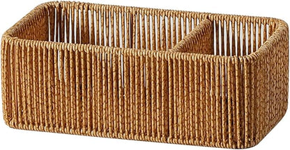Natural Rattan Tissue Box Organizers by Unknown