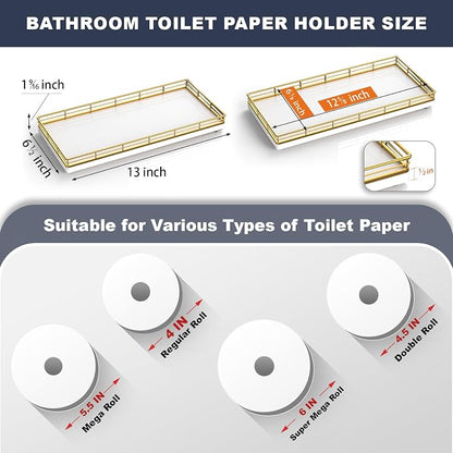 Bathroom Toilet Tank Tray, Vanity Tray - Image 3
