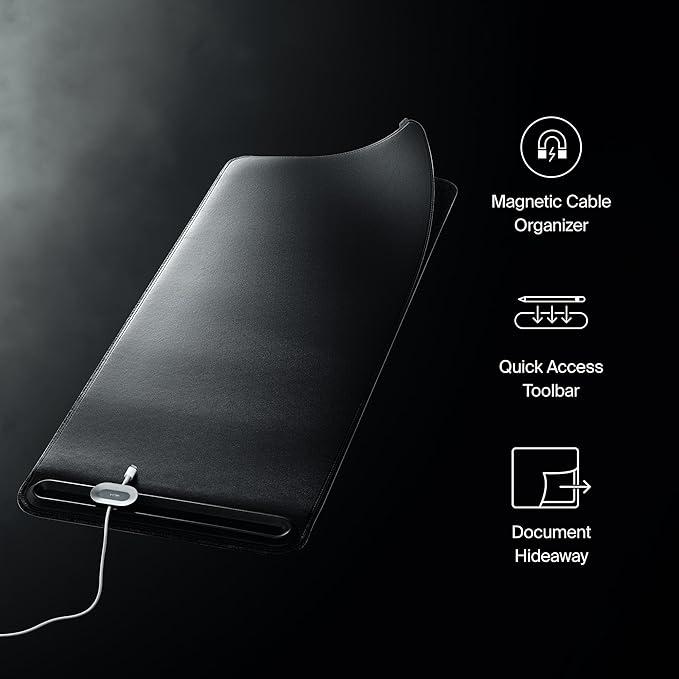 Orbitkey Premium Leather Desk Mat Slim | Multi-Purpose & Waterproof Table - Image 3