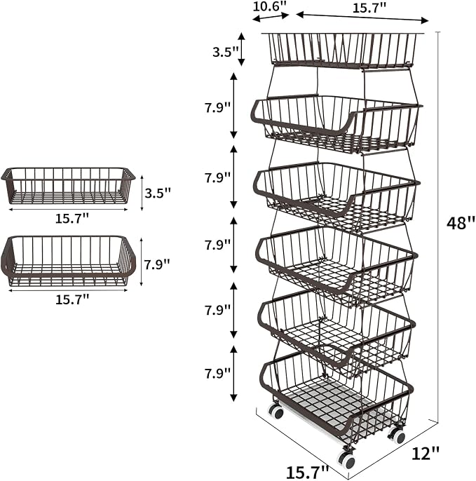 Miyawell Fruit Vegetable Storage Basket - Image 6