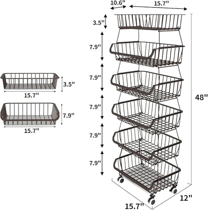 Miyawell Fruit Vegetable Storage Basket - Image 6