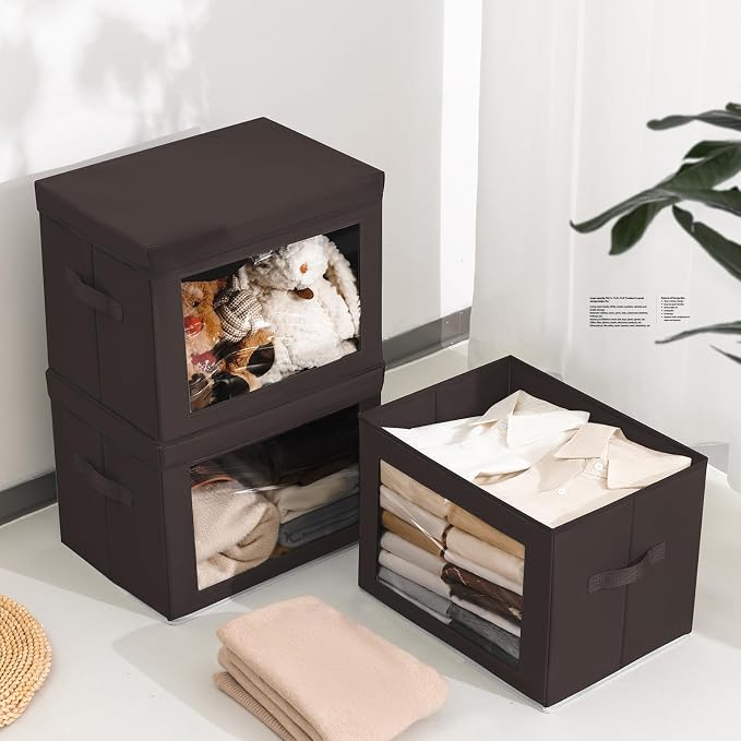 Homsorout Stackable Storage Bins - Image 4