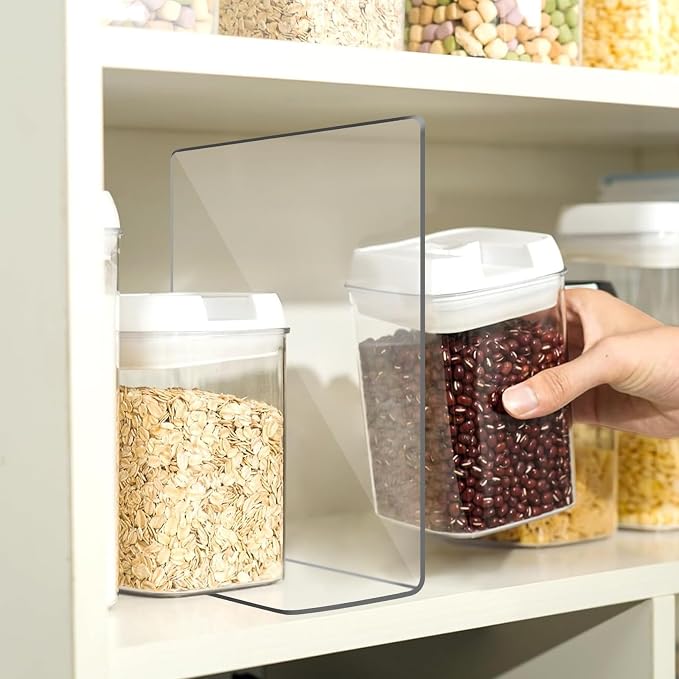 OKPOW Acrylic Shelf Dividers for Closet Organization: 12" Tall x 10" Deep - Image 7