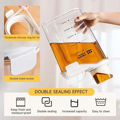 Rice Storage Container 5.5LBS-Airtight Food Storage Organizers BPA free Kitchen - Image 4