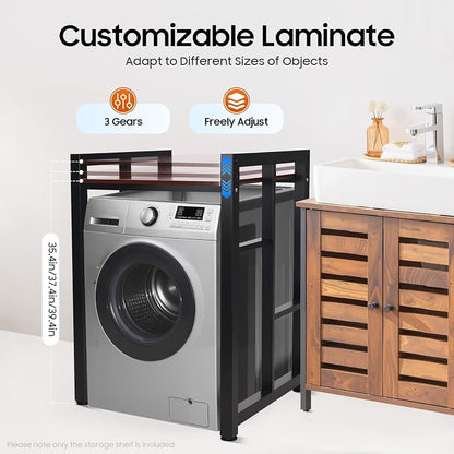 Washer Dryer Stacking Rack Stand, Heavy Duty Washer&Dryer Storage Shelves - Image 5