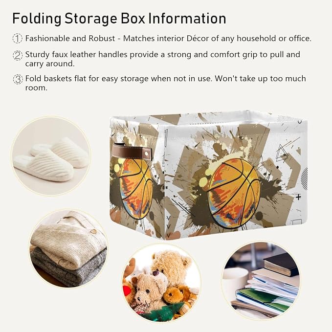 ZAZYXTJ Basketball Storage Basket - Image 5