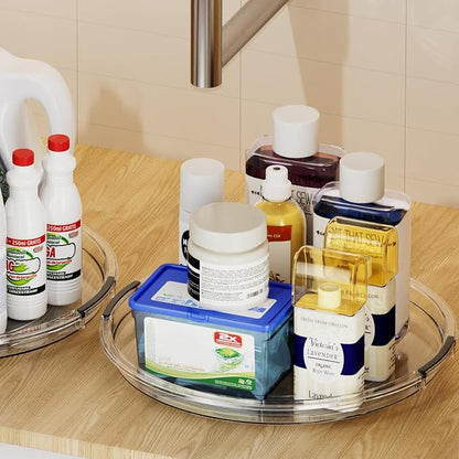 LAMU 4 Pack 12'' Lazy Susan Organizer Turntable - Image 5