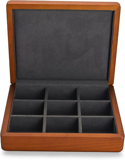 Oirlv Solid Wood Ring Jewelry Box Organizer Earrings Jewelry Drawer Organizer - Image 6