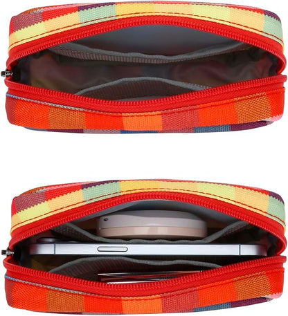 E-Tree Cute Small Makeup Bag, Cosmetic Toiletry Skin Care Make up Little Items - Image 4