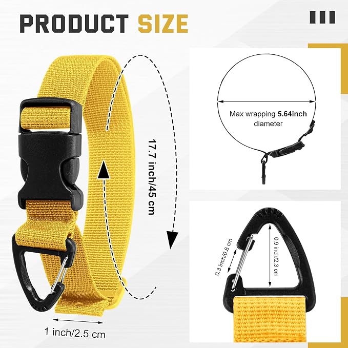 12 Pack 17 Inch Adjustable Extension Cord Holder Organizer - Image 2
