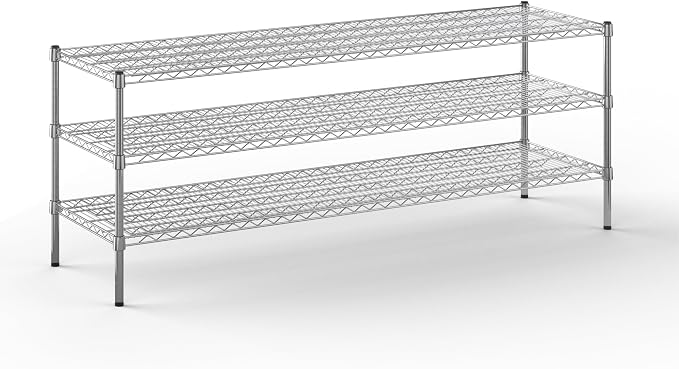 21" Deep x 72" Wide x 27" Height Wire Shelving Kit | 3-Tier | NSF Commercial by Regal+Altair
