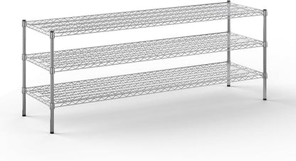 21" Deep x 72" Wide x 27" Height Wire Shelving Kit | 3-Tier | NSF Commercial by Regal+Altair