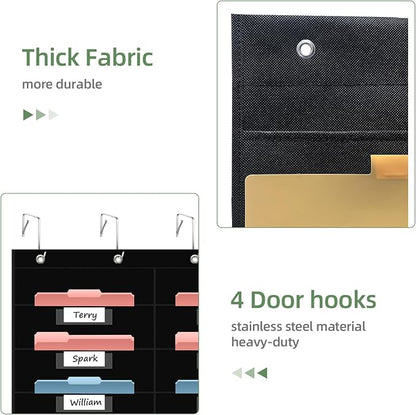 28 Pocket Hanging Wall File Organizer - Image 6