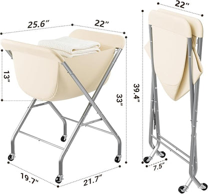 ELYKEN Collapsible Laundry Cart - Image 3