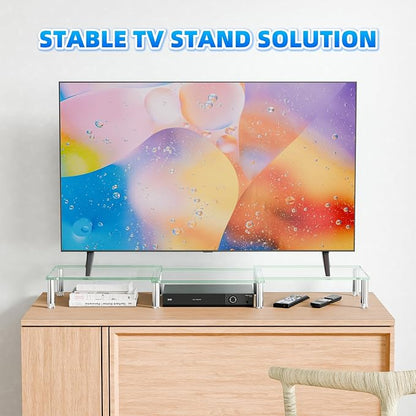 Simple Trending Dual Monitor Stand Riser, Computer Office Desktop Organizer - Image 5
