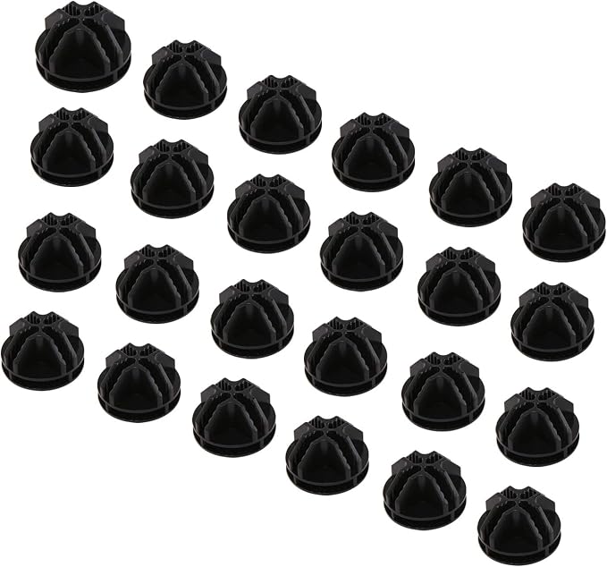 C&AHOME 24 pcs Wire Cube Plastic Connectors by CAHOME