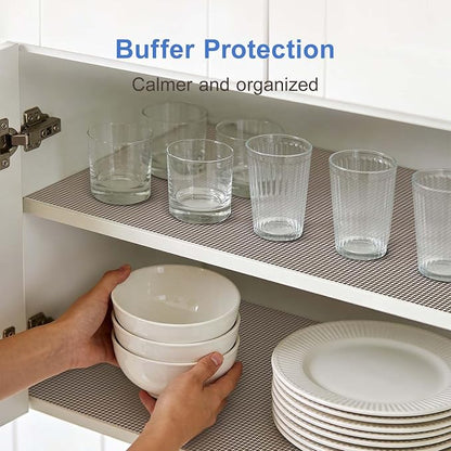 Shelf Liner Non Adhesive Cabinet and Drawer Liner, Upgrade Durable Folded Slip - Image 4