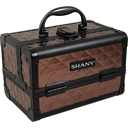 SHANY Chic Makeup Train Case Cosmetic Box Portable Makeup Case Cosmetics Beauty - Image 2