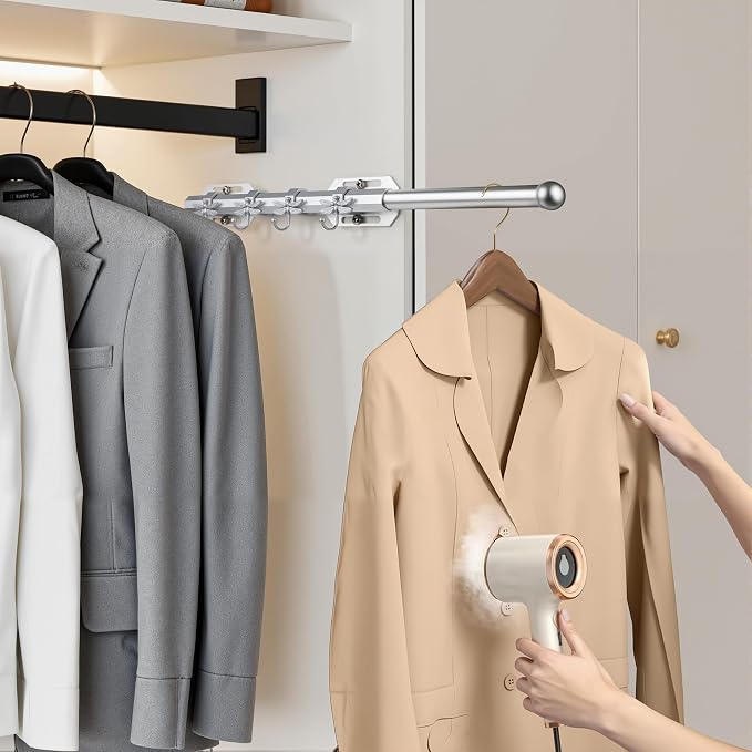 12" Valet Rod for Closet Pull Out - Image 5