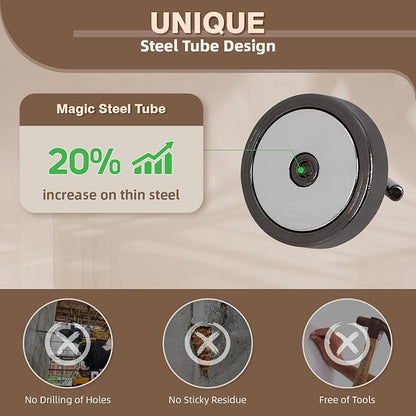 Neosmuk Magnetic Hooks Steel Tube Design - Image 2