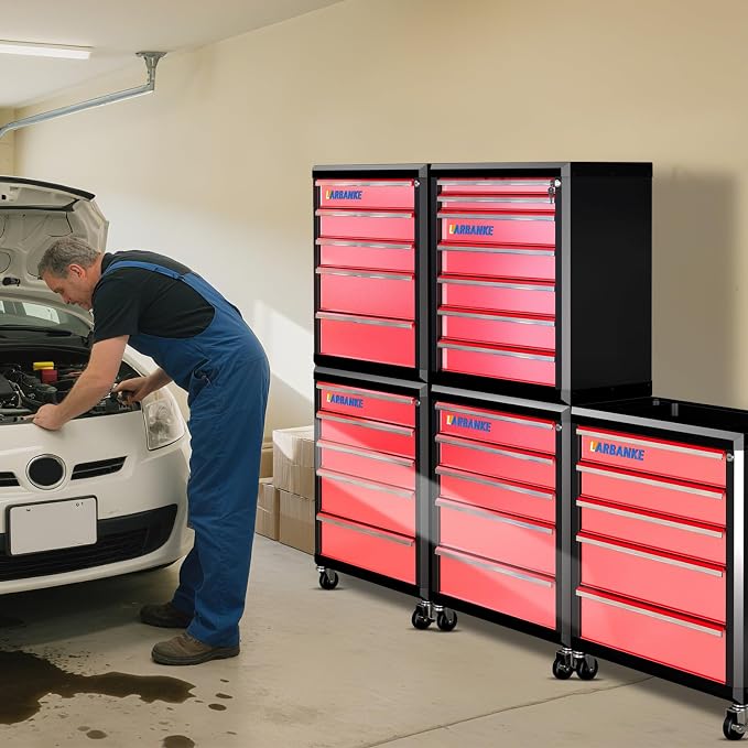 LARBANKE 5 Drawer Rolling Tool Chest - Image 2