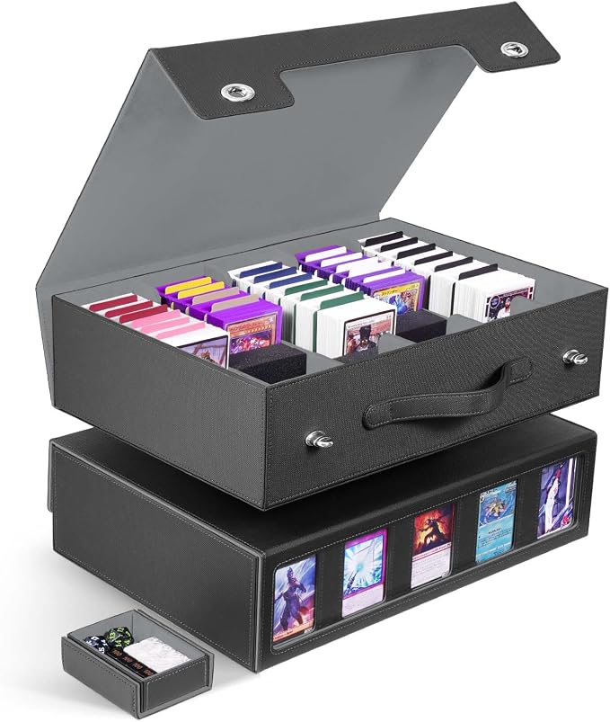 ZLCA Trading Card Storage Box 5-Row by ZLCA