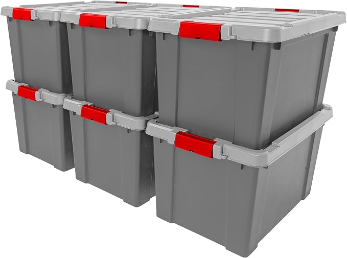 IRIS USA 20 Gallon Lockable Storage Totes by IRISUSA