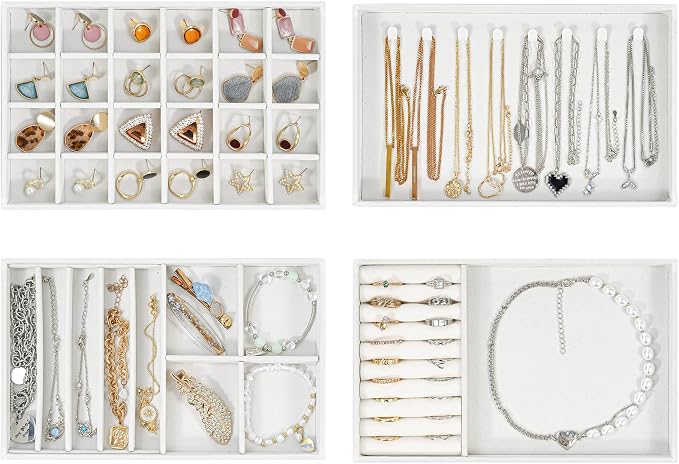 ProCase Stackable Jewelry Organizer Trays by ProCase