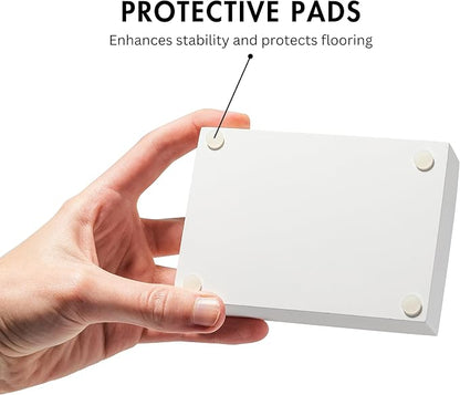 Matte White Square Soap Dish for Bathrooms and Kitchens - Image 4